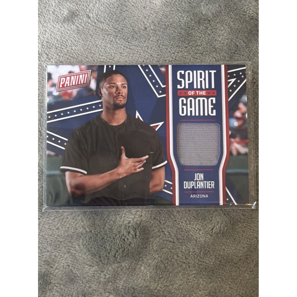 2018 Panini Father's Day - Spirit of the Game Relics Jon Duplantier #JD (MEM,...